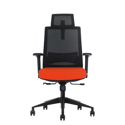 Fotel biurowy ergonomiczny GK3 Premium Slide pomarańczowy